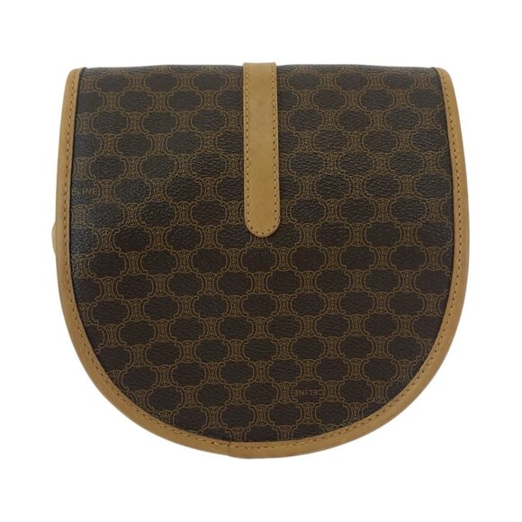 CELINE Brown Leather Shoulder Bag - Picture 2 of 10